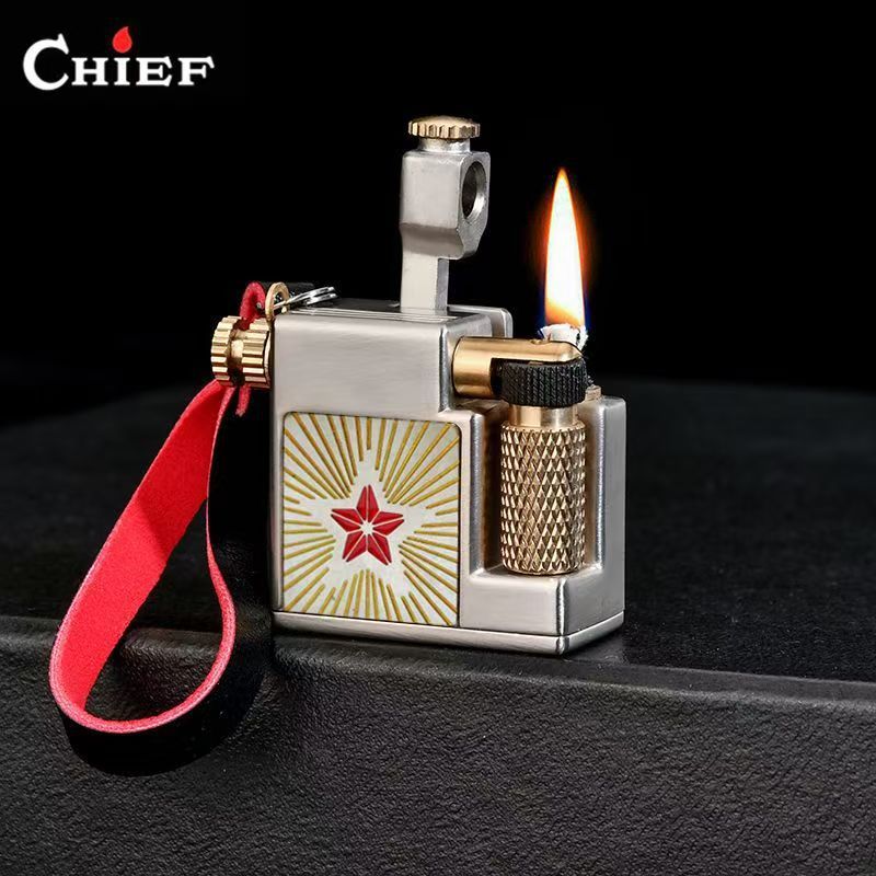 Fire Starting Kit - CHIEF 715 Mini Kwadratowa Zapalniczka z